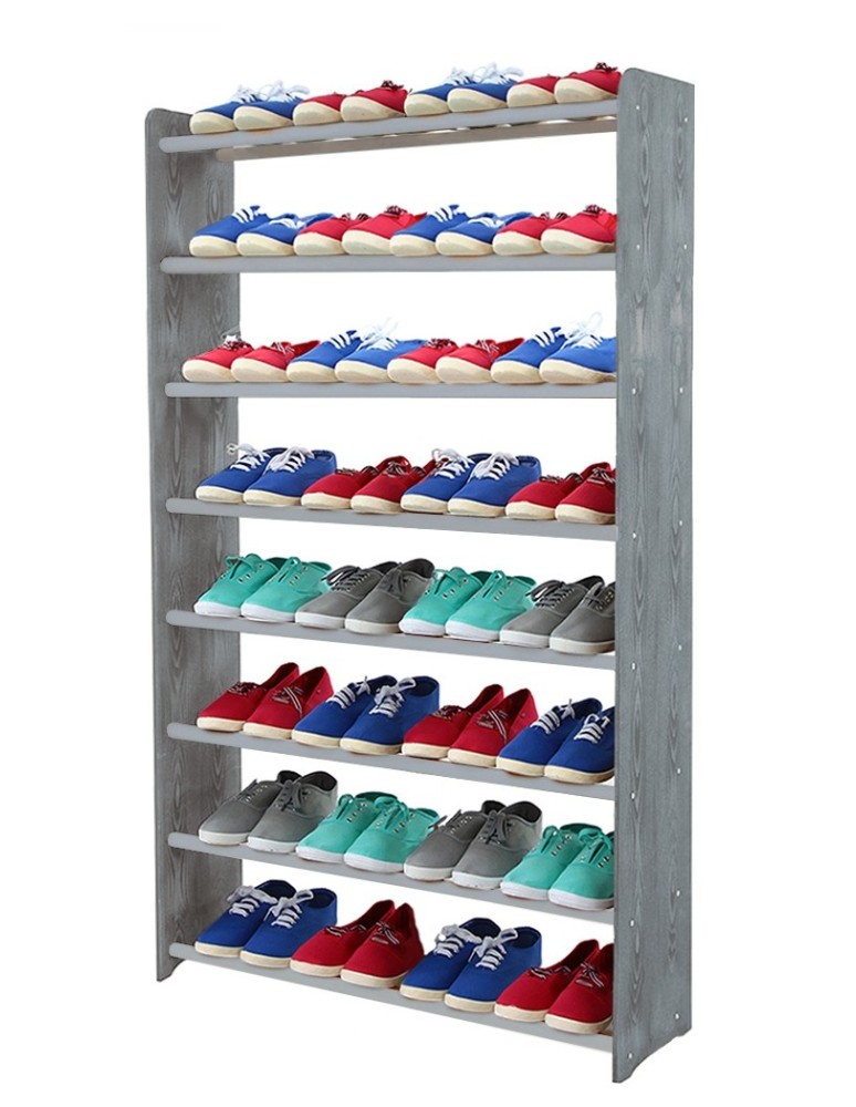 Regały na buty/ szafki otwarte RBS - Regał na buty RBS-8-90 w kolorze grafitowym - produkt MODO24.PL 1