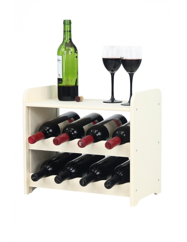 Stojaki na wino RW16 do butelek - Regał na wino RW-16-8P Ecru - produkt MODO24.PL 1