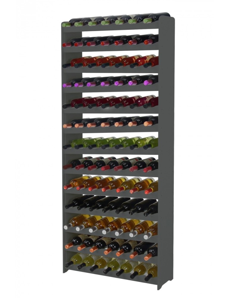 Stojaki na wino RW16 do butelek - Regał na wino RW-16-91 Ciemny grafit - produkt MODO24.PL 1
