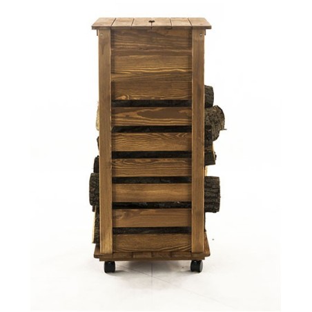 Stojak na drewno SK-1K brązowy