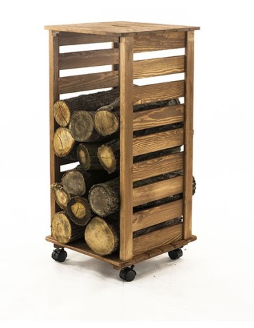 Stojak na drewno SK-1K brązowy