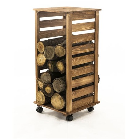 Stojak na drewno SK-1K brązowy