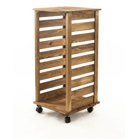 Stojak na drewno SK-1K brązowy