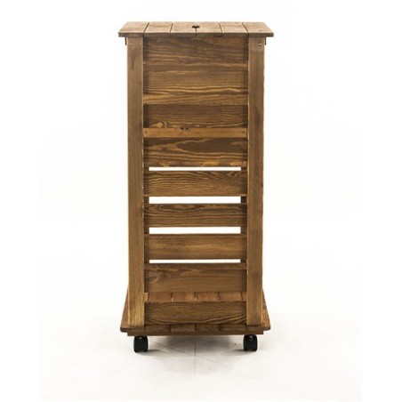 Stojak na drewno SK-1K brązowy