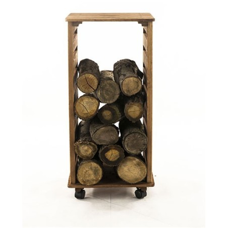 Stojak na drewno SK-1K brązowy