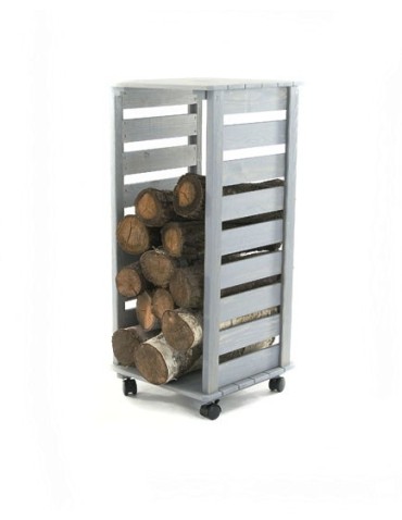 Stojak na drewno SK-1K szary