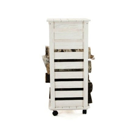 Stojak na drewno SK-1K biały