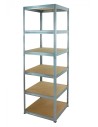 Regał metalowy Helios ocynk 213x60x60_6 - 175 kg / na półkę