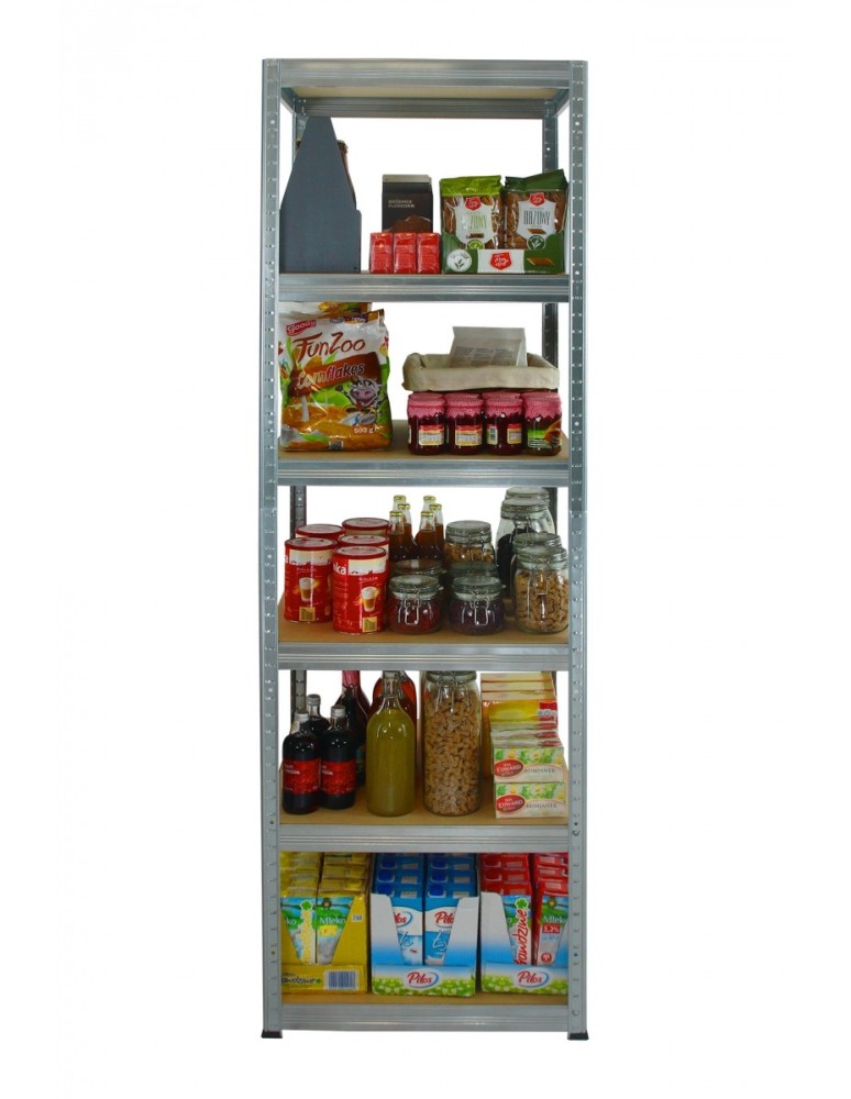 Helios Ocynk Kwadrat - Regał metalowy Helios ocynk 213x60x60_6 - 175 kg / na półkę - product MODO24.PL 4