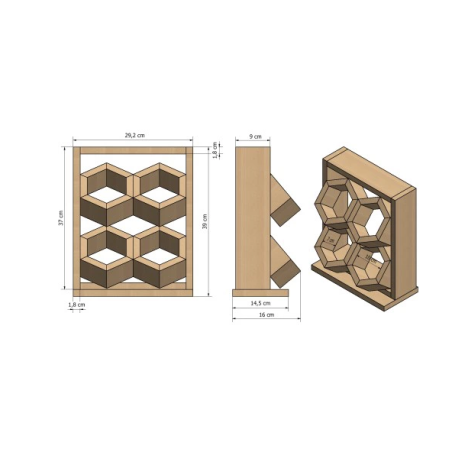 Ogród Wertykalny RD-8 2x2 12cm olcha