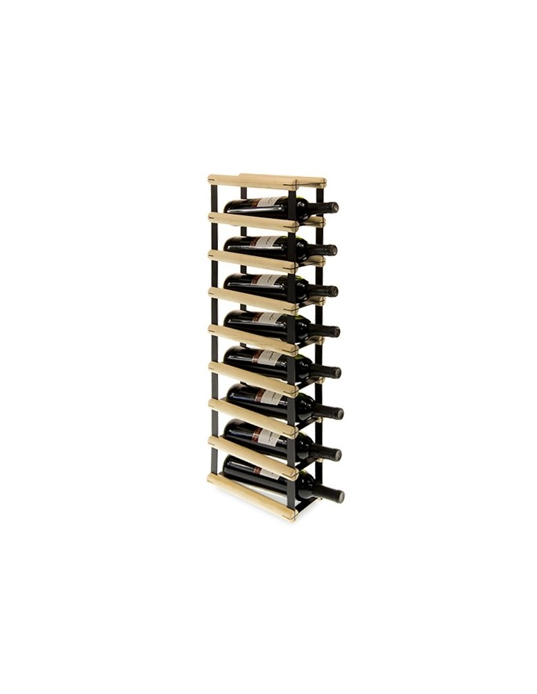 Regały na butelki szklane/PET RW-8  Przechowywanie alkoholu w domu - 8 komorowy Stojak na wino RW-8 1x8 - produkt MODO24.PL 1