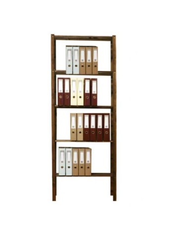 Regał drewniany RA-5K-80 w kolorze brązowym