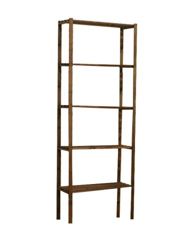 Regał drewniany RA-5K-80 w kolorze brązowym - product 2