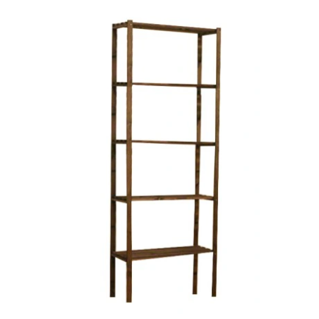 Regał drewniany RA-5K-80 w kolorze brązowym