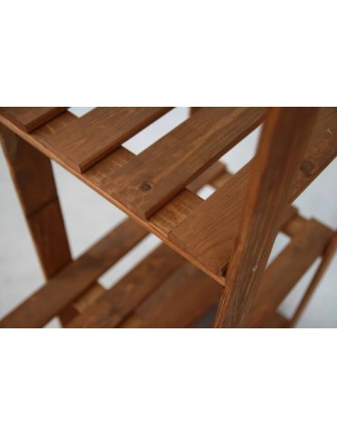 regały seria B - Narożny regał sklepowy B-20 brązowy - product 4