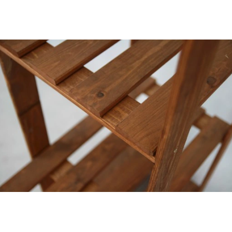 Narożny regał sklepowy B-20 brązowy