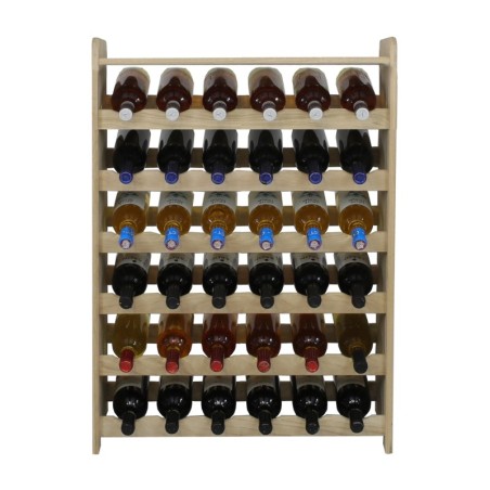 Regał dębowy na 36 butelek · RW-22-36P · drewno w stanie surowym