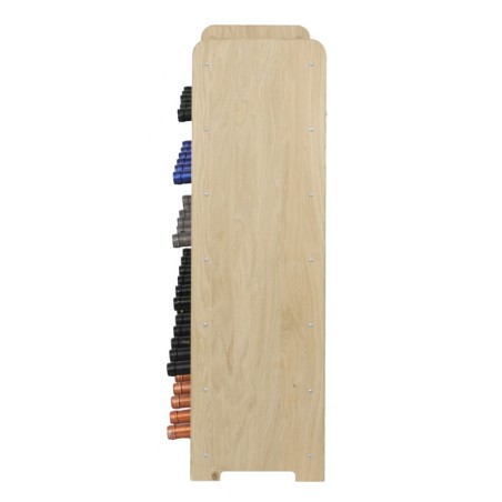 Regał dębowy na 36 butelek · RW-22-36P · drewno w stanie surowym