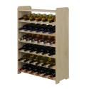 Regał dębowy na 36 butelek · RW-22-36P · drewno w stanie surowym