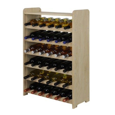 Regał dębowy na 36 butelek · RW-22-36P · drewno w stanie surowym