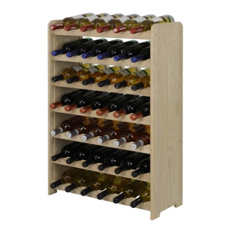 Regał dębowy na 42 butelki · RW-22-42 · drewno w stanie surowym