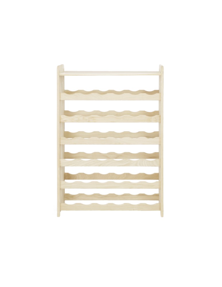 Seria RW-22 - Regał dębowy na 42 butelki · RW-22-42 · drewno w stanie surowym - product MODO24.PL 2
