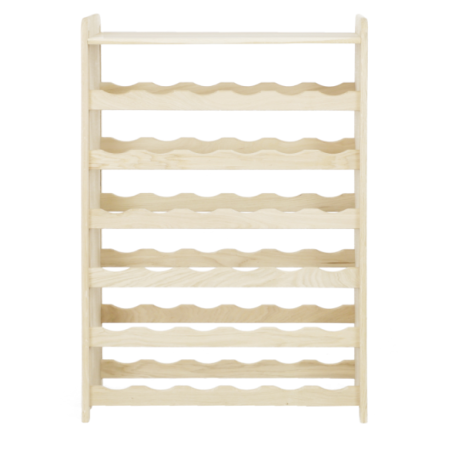 Regał dębowy na 42 butelki · RW-22-42 · drewno w stanie surowym