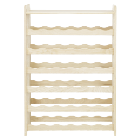 Regał dębowy na 42 butelki · RW-22-42 · drewno w stanie surowym