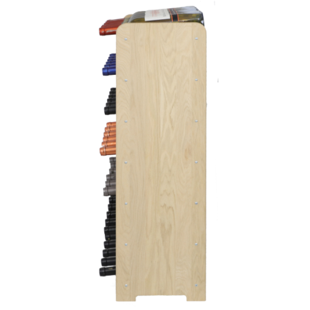 Regał dębowy na 42 butelki · RW-22-42 · drewno w stanie surowym