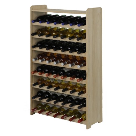 Regał dębowy na 56 butelek · RW-22-56P · drewno w stanie surowym