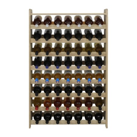 Regał dębowy na 56 butelek · RW-22-56P · drewno w stanie surowym