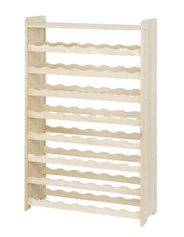 Seria RW-22 - Regał dębowy na 56 butelek · RW-22-56P · drewno w stanie surowym - product 4