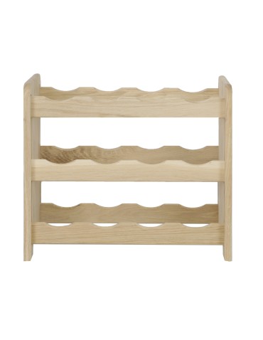 Regał dębowy na 12 butelek · RW-22-12 · lite drewno w stanie surowym - product 2