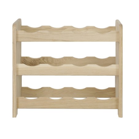 Regał dębowy na 12 butelek · RW-22-12 · lite drewno w stanie surowym