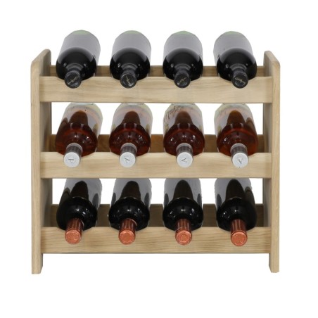 Regał dębowy na 12 butelek · RW-22-12 · lite drewno w stanie surowym