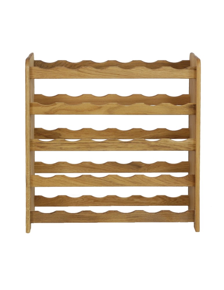 Seria RW-22 - Dębowy regał winiarski · RW-22-30 · olejowany · kolor brązowy - product MODO24.PL 2