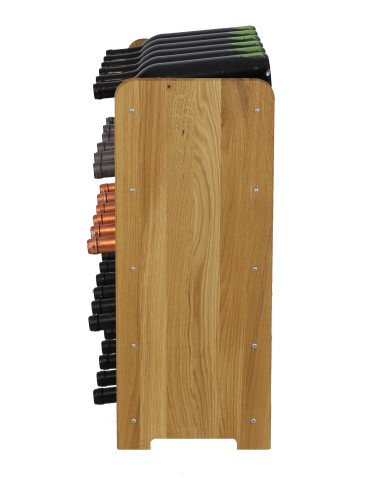 Seria RW-22 - Dębowy regał winiarski · RW-22-30 · olejowany · kolor brązowy - product 5