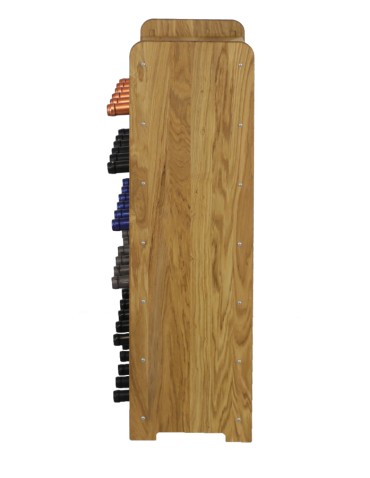 Seria RW-22 - Dębowy regał winiarski · RW-22-42P · olejowany · kolor brązowy - product 5