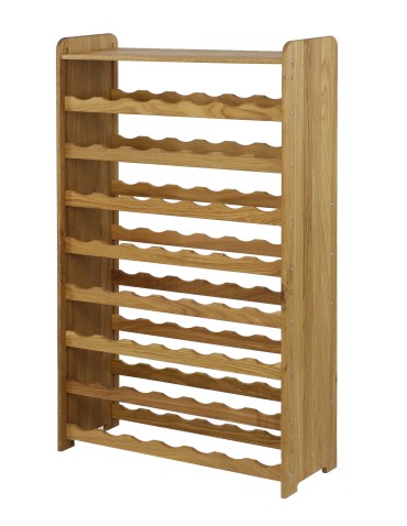 Seria RW-22 - Dębowy regał na wino RW-22-56P · olejowany · kolor brązowy - product 4