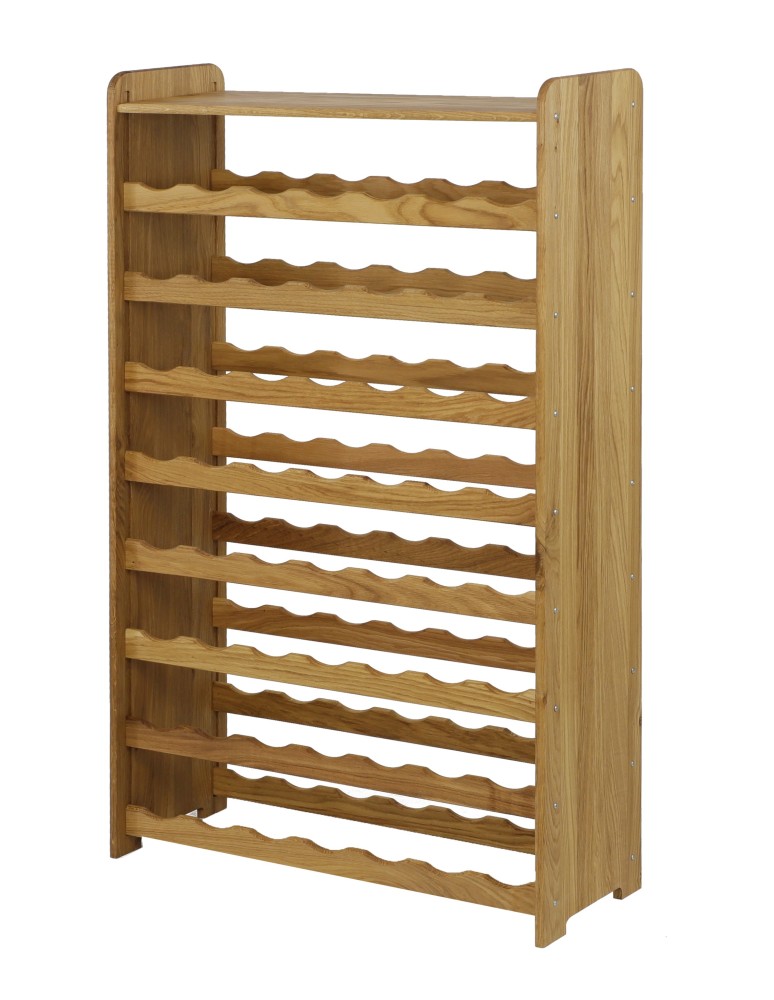 Seria RW-22 - Dębowy regał na wino RW-22-56P · olejowany · kolor brązowy - product MODO24.PL 4
