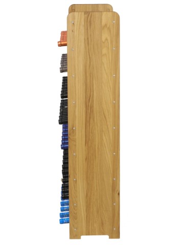 Seria RW-22 - Dębowy regał na wino RW-22-56P · olejowany · kolor brązowy - product 5