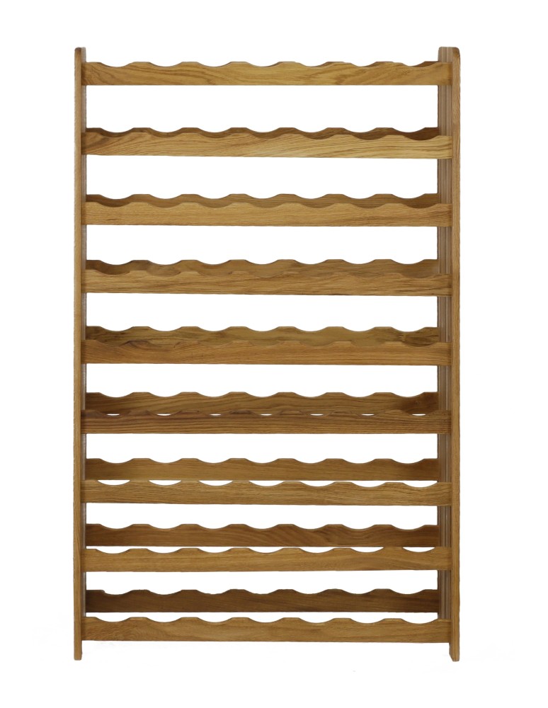 Seria RW-22 - Dębowy regał na wino RW-22-63 · olejowany · kolor brązowy - product MODO24.PL 2