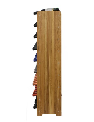 Seria RW-22 - Dębowy regał na wino RW-22-63 · olejowany · kolor brązowy - product 5