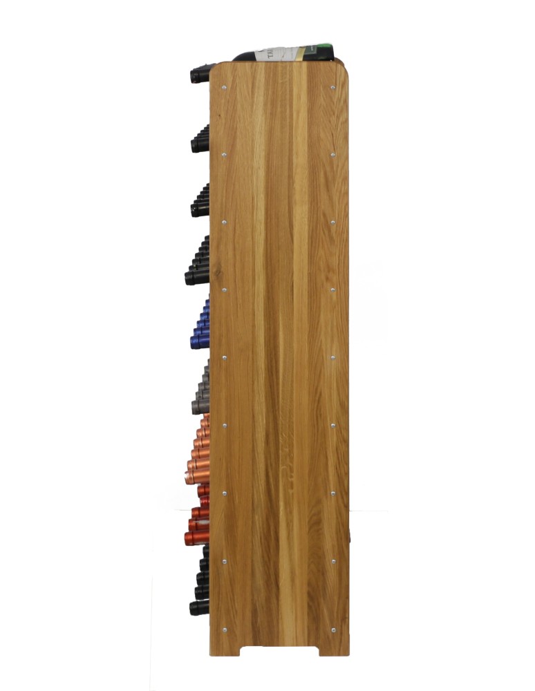Seria RW-22 - Dębowy regał na wino RW-22-63 · olejowany · kolor brązowy - product MODO24.PL 5