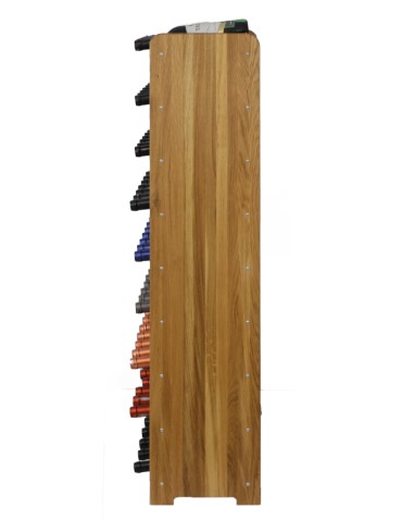 Seria RW-22 - Dębowy regał na wino RW-22-63 · olejowany · kolor brązowy - product 6