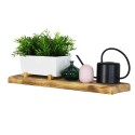 Półka wisząca drewniana PWD_100X095X045 opalana