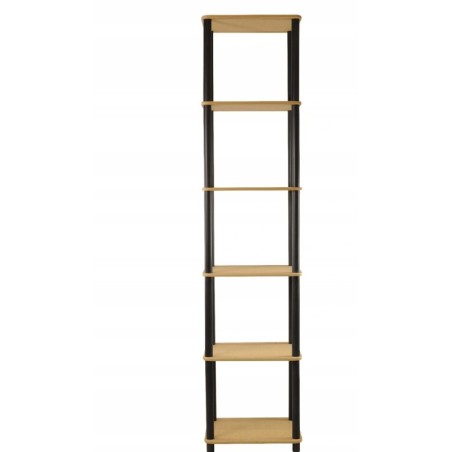 Regał rurkowy DEDAL-6L Czarne rurki