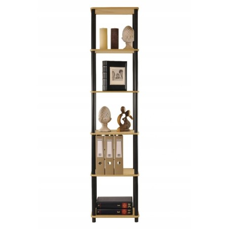 Regał rurkowy DEDAL-6L Czarne rurki