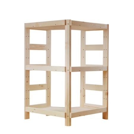 Regał do salonu R-04 89x56x56 cm narożny