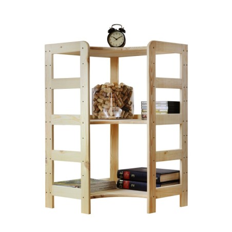 Regał do salonu R-04 89x56x56 cm narożny